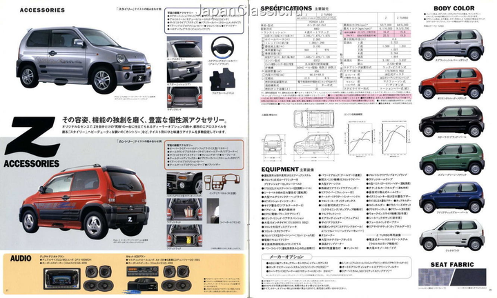 Honda Z 1998 Prospekt